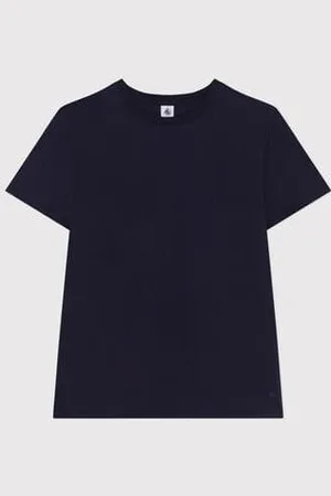 Petit Bateau T-shirt donna Le Droit in cotone tinta unita