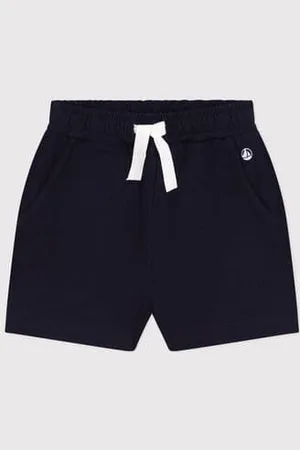 Petit Bateau Shorts in cotone tinta unita bambina