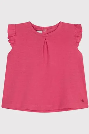 Petit Bateau Blusa senza maniche in cotone neonato