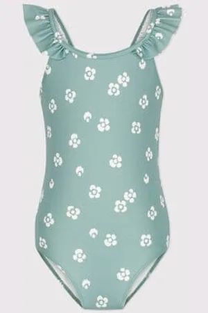 Petit Bateau Costume da bagno intero a fiori bambina