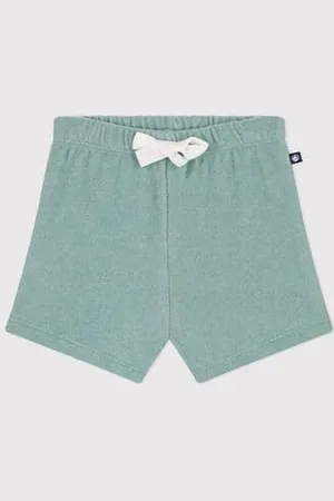 Petit Bateau Shorts in spugna di cotone neonato