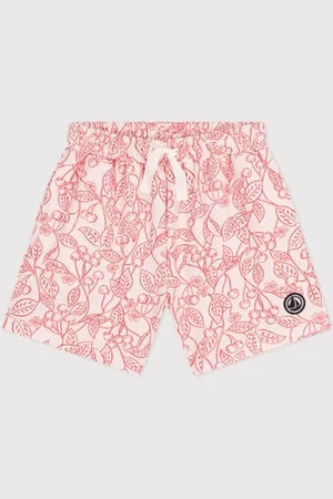 Petit Bateau Shorts in cotone con stampa bambina