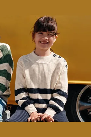 Petit Bateau Maglione in cotone bambina
