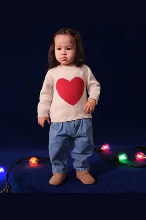 Petit Bateau Pullover in maglia con lana neonato