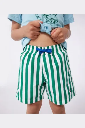 Petit Bateau Shorts da mare a righe bambino