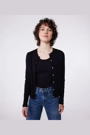 Petit Bateau Cardigan in cotone tinta unita donna