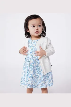 Petit Bateau Cardigan in cotone a punto fantasia neonata