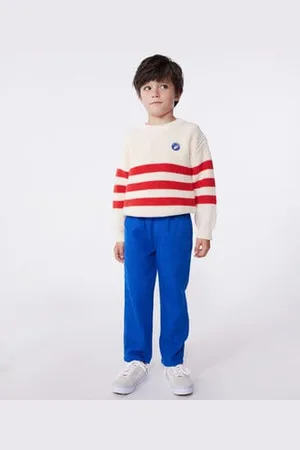 Petit Bateau Pullover in cotone a righe bambino
