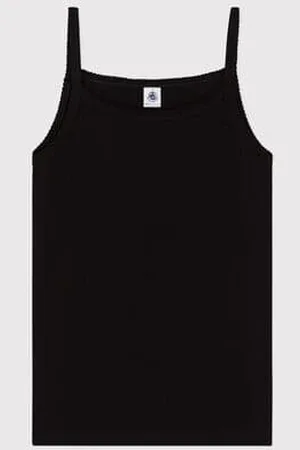 Petit Bateau Canotta in cotone tinta unita donna