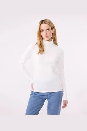 Petit Bateau T-shirt Iconica a lupetto in cotone donna