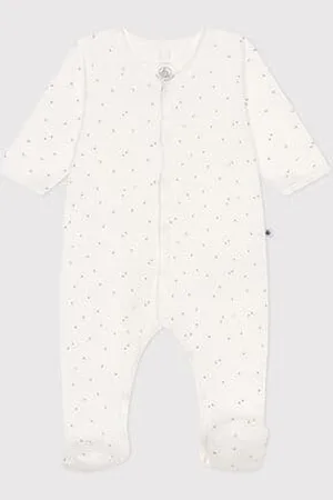 Petit Bateau Pigiama in cotone con stelline neonato