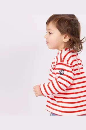 Petit Bateau Top da marinaio per neonati in cotone spesso