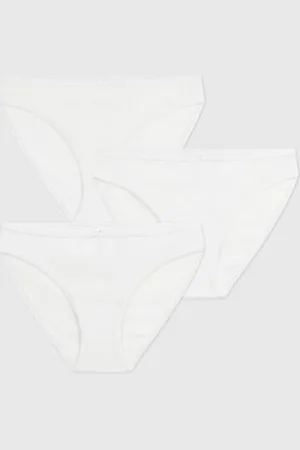Petit Bateau Confezione da 3 slip in cotone donna
