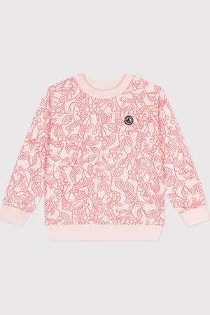 Petit Bateau Felpa in cotone stampato bambina
