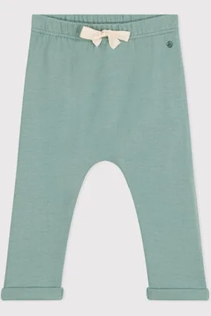 Petit Bateau Pantaloni in jersey spesso per bebè