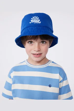 Petit Bateau Cappellino alla pescatora in cotone tinta unita bambino
