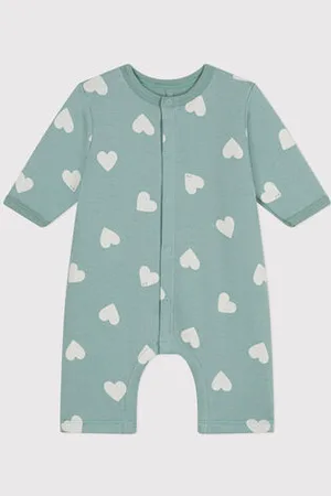Petit Bateau Tutina lunga satinata in cotone neonato