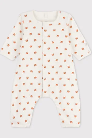Petit Bateau Bodyjama stampato, senza piedi, in cotone, per neonati