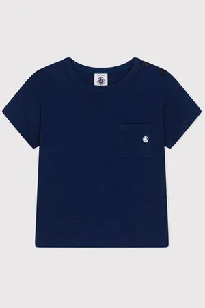 Petit Bateau T-shirt bebè a maniche corte in jersey fiammato