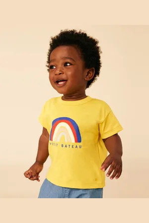 Petit Bateau T-shirt a maniche corte in jersey leggero bebè