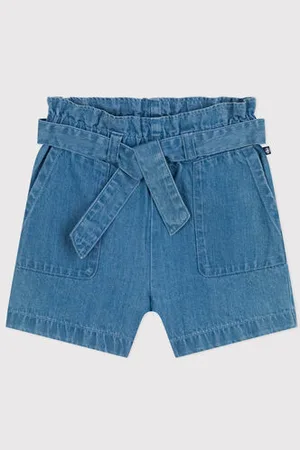 Petit Bateau Short in denim leggero bambina