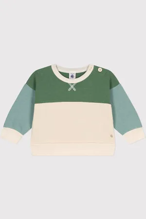 Petit Bateau Maglia in tessuto felpato neonato