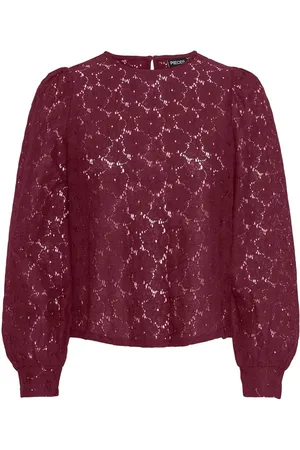 Pieces® Top A Maniche Lunghe