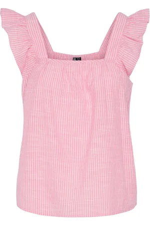 Pieces® Top In Misto Lino