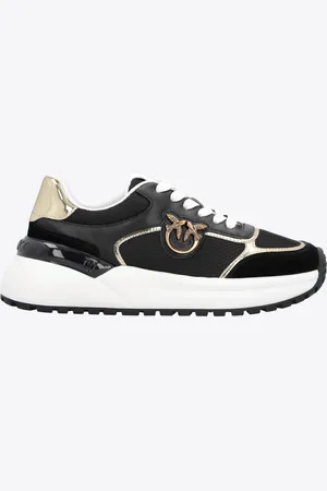 Pinko Scarpe sneakers con logo e dettagli specchiato, , 39