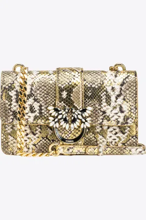 Pinko Mini Love Bag One rettile laminato Galleria, - , U