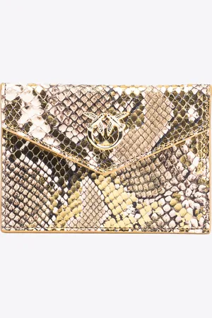 Pinko Portacarte flat rettile laminato Galleria, - , U