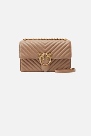 Pinko Borsa a tracolla Love Bag in nappa matelassé chevron, - , U