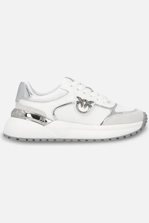 Pinko Scarpe sneakers con logo e dettagli specchiato, , 39