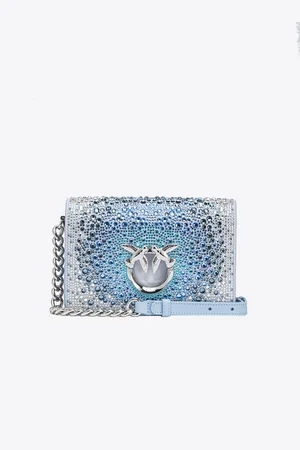 Pinko Mini Love Bag Click full strass Galleria, - , U