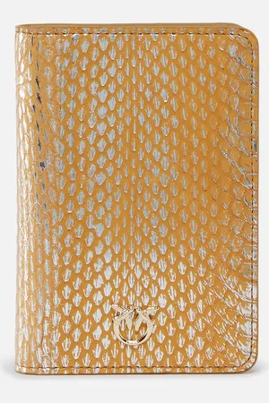 Pinko Porta passaporto in rettile laminato vintage Galleria, - , U