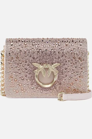 Pinko Mini Love Bag Click full strass Galleria, - , U