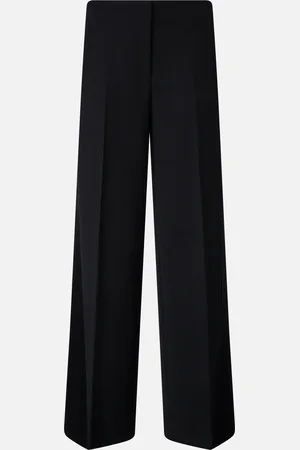 Pinko Pantaloni palazzo con inserti in satin, , 38