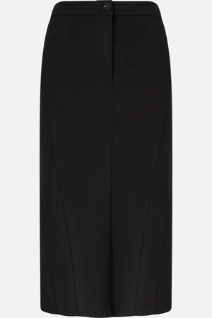 Pinko Gonna longuette punto stoffa con spacco dietro, , 42