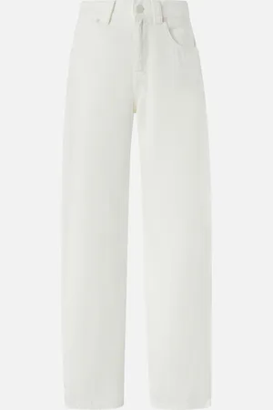 Pinko Pantaloni balloon in bull di cotone, , 30