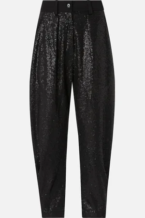 Pinko Pantaloni P-Pants con paillettes piccole, , 42