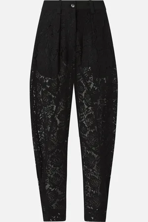 Pinko Pantaloni P-Pants in pizzo disegno floreale, , 38