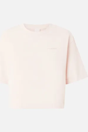 Pinko T-shirt corta con logo ricamato, - , XS