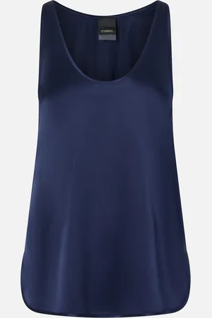 Pinko Canotta in satin di seta stretch, , 42