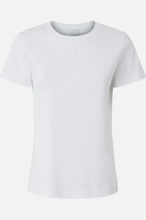 Pinko T-shirt maniche corte logo ricamato, , L