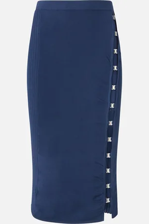 Pinko Gonna lunga in maglia con gancetti, , S
