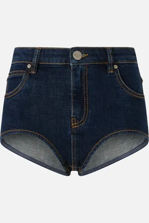 Pinko Shorts aderenti in denim scuro, , 24