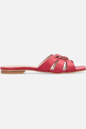 Pinko Ciabattine in nappa con logo uccellini, , 35