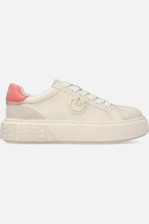 Pinko Sneakers con suola platform e tallone colorato, , 36