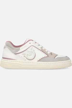 Pinko Sneakers flat in pelle con logo ricamato, , 40