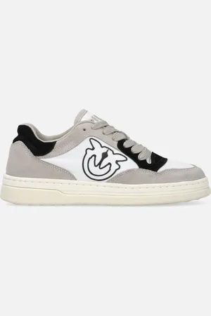 Pinko Sneakers flat in pelle con logo a contrasto, , 36